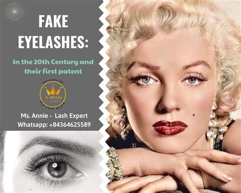 who invented false eyelashes.